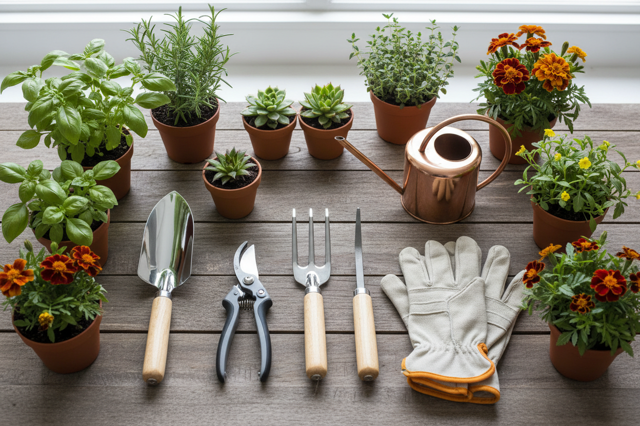 Best Garden Tools for Small Yards, Balconies, and Containers