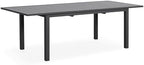 Wisteria Lane Aluminum Outdoor Dining Table, All-Weather Extendable Patio by WisteriaLane