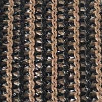 Eden's Decor Straight Flat-Edged Sun Shade Sail Rectangular 11' x 12' Brown - Image 8