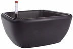 Vencer 10.8 Inch Plastic Square Self Watering Planter, Water Indicator - Image 8