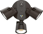 Lithonia Lighting HomeGuard 3-Light LED Outdoor Flood Lights, Outdoor LED Lights - Image 5