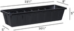 Root & Vessel Poly-Pro Plastic Flower Box Planter - Image 2