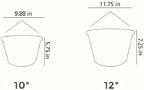 The HC Companies Euro Hanging Basket Planter Decorative 10-Inch Large Plastic - Image 6