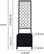 Zhongma 15.75 x 15.75 x 55 in Raised Garden Bed - Image 5