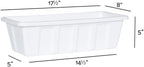 Novelty Poly-Pro Plastic Flower Box Planter - Image 3