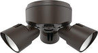 Lithonia Lighting HomeGuard 3-Light LED Outdoor Flood Lights, Outdoor LED Lights - Image 7