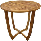 Christopher Knight Home Zed 3 Pieces Outdoor Dining Set, Acacia Wood Dining - Image 8