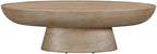 Pemberly Row Eclipse Stone Coffee Table, 47.2" W x 23.8" D x 14" H, Faux - Image 4