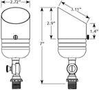 VOLT 20-Pack 12V Fat Boy Stainless Steel Outdoor Spotlights - Image 5