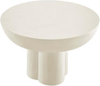 Modway EEI-6760-WHI Caspian Round Concrete Coffee Table - Image 4