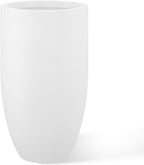 Kante 24 Inch Tall Round Concrete Planter, Large Indoor Outdoor Plant Pots by Kante