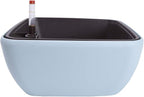 Vencer 10.8 Inch Plastic Square Self Watering Planter, Water Indicator by Vencer