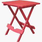 Adams Manufacturing 8500-26-3700 Plastic Quik-Fold® Side Table, Cherry Red - Image 3