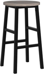 Bar Stools, 24.4 Inch Kitchen Breakfast Bar Chairs, Industrial Bar Stools - Image 4