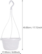 DOITOOL 10 Pack Hanging Plastic Pots - Image 3