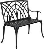 38" Outdoor Garden Bench, Patio Furniture Outdoor Chair by Unknown