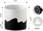 Nihow Ceramic Plant Pot: 6 Inch Planter - Image 2