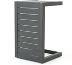 Christopher Knight Home Cape Coral Outdoor Aluminum C-Shaped Side Table by ChristopherKnightHome