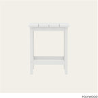 POLYWOOD Long Island 18" Side Table - Image 5