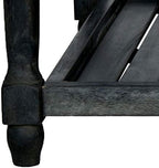 Safavieh Outdoor Collection Oakley Dark Slate Grey Coffee Table - Image 5