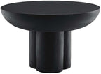 Modway EEI-6760-BLK Caspian Round Concrete Coffee Table by Modway