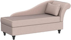 Yongqiang Indoor Storage Chaise Lounge Upholstered Fabric Lounge Chair Living - Image 4