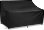 WLEAFJ Patio Sofa Cover Waterproof, Outdoor Loveseat Cover, Heavy Duty Outdoor by WLEAFJ