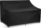 WLEAFJ Patio Sofa Cover Waterproof, Outdoor Loveseat Cover, Heavy Duty Outdoor by WLEAFJ