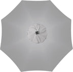Blissun 9 ft Solar Umbrella, Patio Umbrella - Image 4