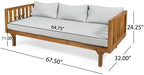 Christopher Knight Home Claremont Patio Sofa and Coffee Table Set, 2 Piece - Image 4