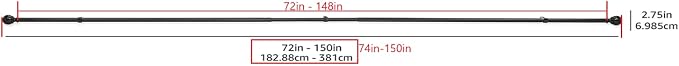 Amazon Basics Easy Installation Adjustable Curtain Rod - Image 5