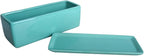 Vencer 14 Inch Rectangular Modern Minimalist Ceramic Succulent Planter Pot - Image 4