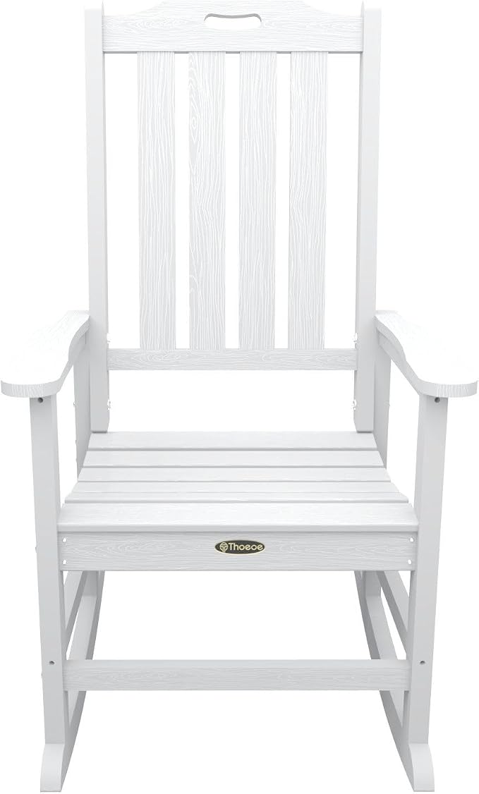 Oversized Rocking Chair Set of 4, Outdoor Rocking Chair - Image 4