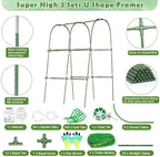 Cucumber Trellis for Raised Bed, Garden Arch Trellis for Climbing Plants Outdoor - Image 2