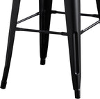 AC Pacific 30” Metal Barstool Set of 2 – Country Rustic Style - Image 8