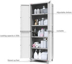 Keter Storage Cabinet with Doors and Shelves - Image 6