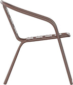 Flash Furniture Lila Bronze Metal Restaurant Stack Chair - Image 9
