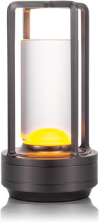 Portable Metal Table Lamp for Indoor/Outdoor, Rechargeable Cordless LED Lamp by HAPYGILightings