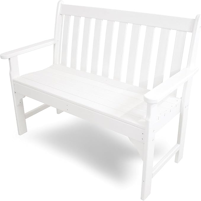 POLYWOOD GNB48WH Vineyard 48" Bench by POLYWOOD