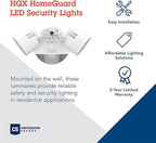 Lithonia Lighting HomeGuard 2-Light LED Outdoor Flood Lights, Motion Sensor - Image 2