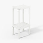 WestinTrends Malibu 36" Outdoor Adirondack HDPE 2-Tier Patio Side Table - Image 10