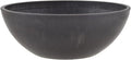 PSW Pot Collection M20DCB 8-inch Plastic/Stone/Wood Composite Low Bowl Planter by PSW