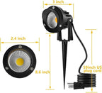 Romwish 120V LED Landscape Spotlights, 10W Outdoor Spotlights - Image 3
