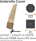 Classic Accessories Veranda Water-Resistant 13 Foot Offset Patio Umbrella & - Image 3