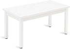 LUE BONA Outdoor Coffee Table Rectangle, HDPS Patio Coffee Tables by LUEBONA