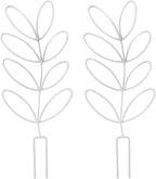2Pack Indoor Plant Trellis Metal Wire Garden Trellis ，Small Climbing Leaf Shape by kvzvk