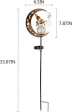 Solar Lights Garden Decorations Outdoor-Moon Fairy Lights - Image 2