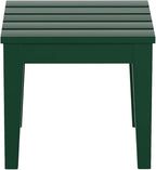 WestinTrends Ashore Outdoor Patio Modern Adirondack Side Table, Dark Green by WestinTrends