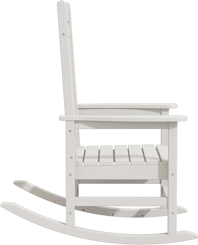 KINGYES HDPE Rocking Chairs Outdoor, Patio Rocking Chairs - Image 10