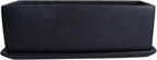 Vencer 12 Inch Rectangular Modern Minimalist Ceramic Succulent Planter Pot - Image 2